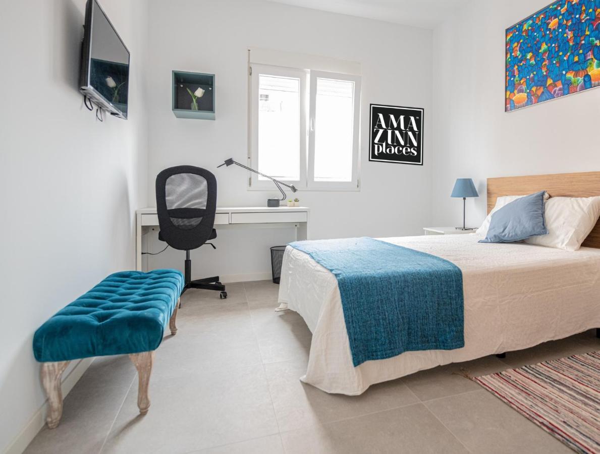Apartamento 2 Hab En Malvarrosa A Metros De La Playa, Con Terraza Y Zonas Comun 3D Valencia Buitenkant foto