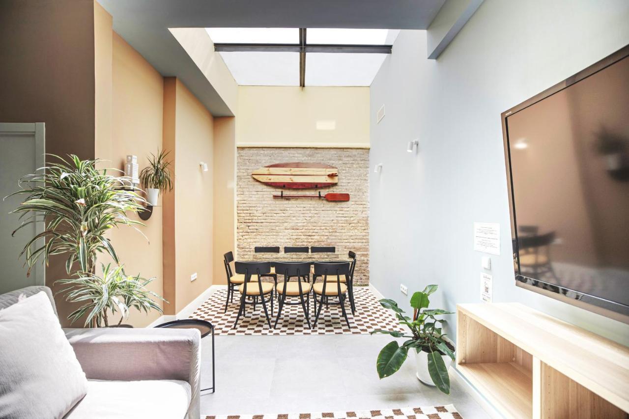 Apartamento 2 Hab En Malvarrosa A Metros De La Playa, Con Terraza Y Zonas Comun 3D Valencia Buitenkant foto