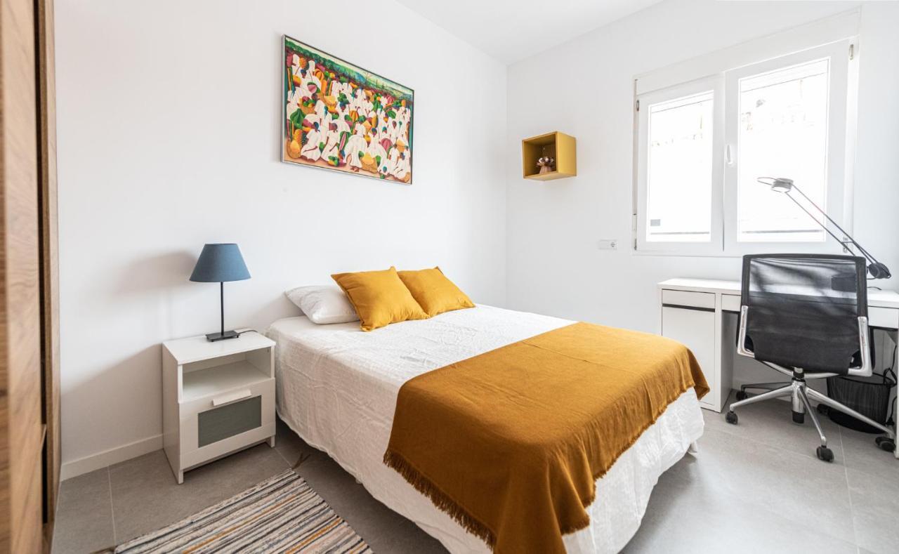 Apartamento 2 Hab En Malvarrosa A Metros De La Playa, Con Terraza Y Zonas Comun 3D Valencia Buitenkant foto