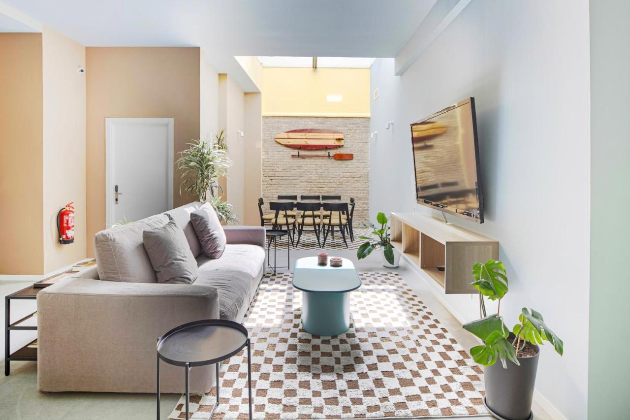 Apartamento 2 Hab En Malvarrosa A Metros De La Playa, Con Terraza Y Zonas Comun 3D Valencia Buitenkant foto